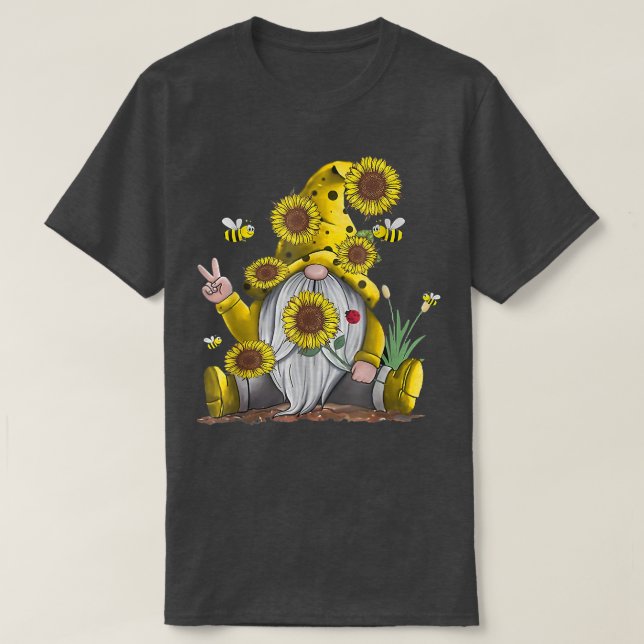 Camiseta Adeus 2022 Olá Feliz ano novo Sunflower G 2023 (Frente do Design)