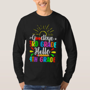 Camiseta Adeus, 3º ano, 4º ano, 4º ano, último dia de