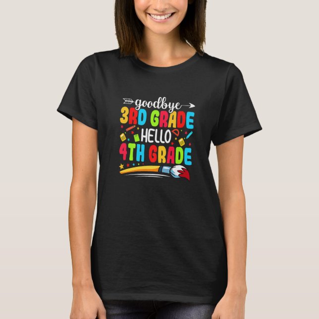 Camiseta Adeus, 3º ano, Alô, Professores do 4º ano (Frente)