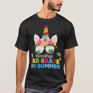 Camiseta Adeus 3º ano Alô Verão Unicórnio Terceiro Férias