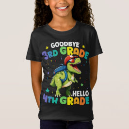 Camiseta Adeus, 3º ano T Rex Monster Dinossauro de Caminhão
