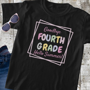Camiseta "Adeus 4º ano, Olá Verão" Criança