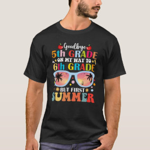 Camiseta Adeus, 5, Grau Alô, 6, Grau, Mas Primeiro Verão