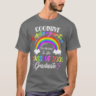 Camiseta Adeus Classe De Jardim De Infância De 2033 2021 Fo
