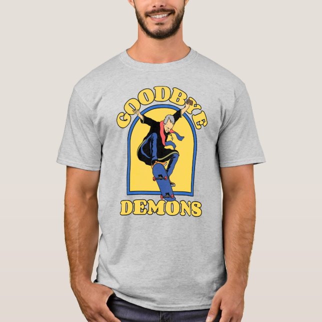 Camiseta Adeus demônios (Frente)