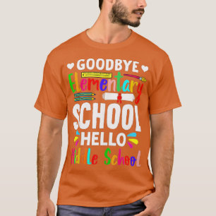 Camiseta Adeus Escola Elementar Alô no Meio Dia Do Último D