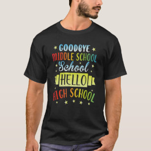 Camiseta Adeus Escola Secundária Alô Formando G