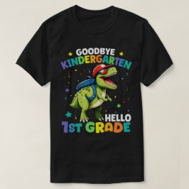 Camiseta Adeus Graduação em Kindergarten Dinosaur Trex