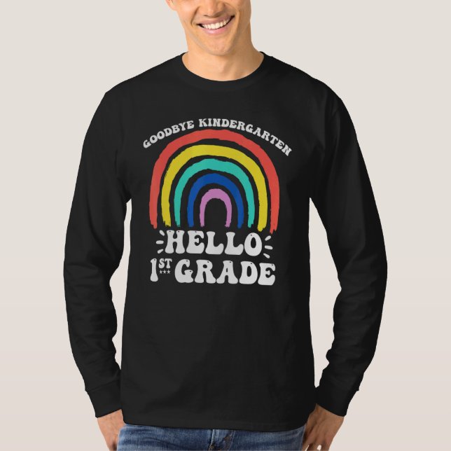 Camiseta Adeus Jardim de Infância Alô, Estudo de Professore (Frente)