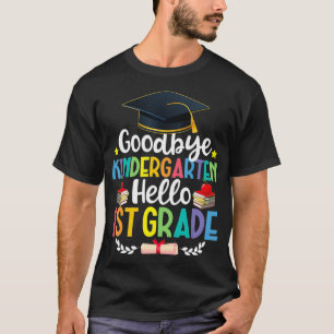 Camiseta Adeus Jardim de Infância Olá Gradua Funny Gradua d