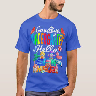 Camiseta Adeus Jardim de Infância Olá Verão Gnomos Praia Pr