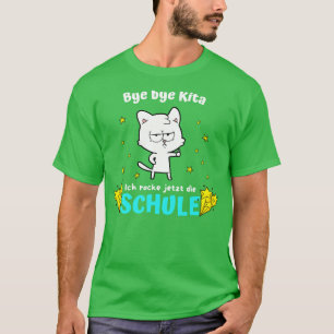 Camiseta Adeus Kita Ich Rocke Jetzt Die Schule Schulkind
