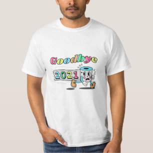 Camiseta Adeus, papel higiênico 2021