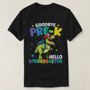 Camiseta Adeus Pré-graduação Dinossauro T rex