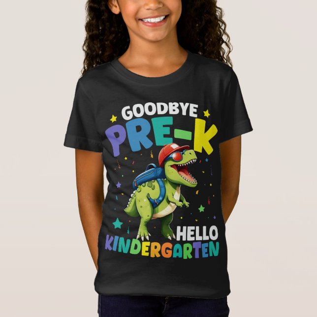 Camiseta Adeus Pré-graduação Dinossauro T rex (Frente)