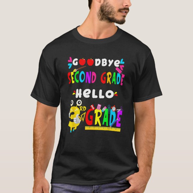Camiseta Adeus Segundo Grau Alô 3º Grau De Volta A Scho (Frente)