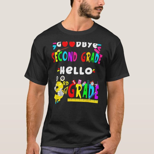 Camiseta Adeus Segundo Grau Alô 3º Grau De Volta A Scho (Frente)