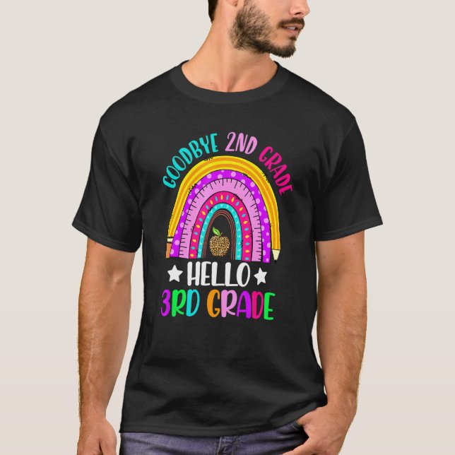 Camiseta Adeus segundo Grau Alô, Professor de Arco-Íris do  (Frente)