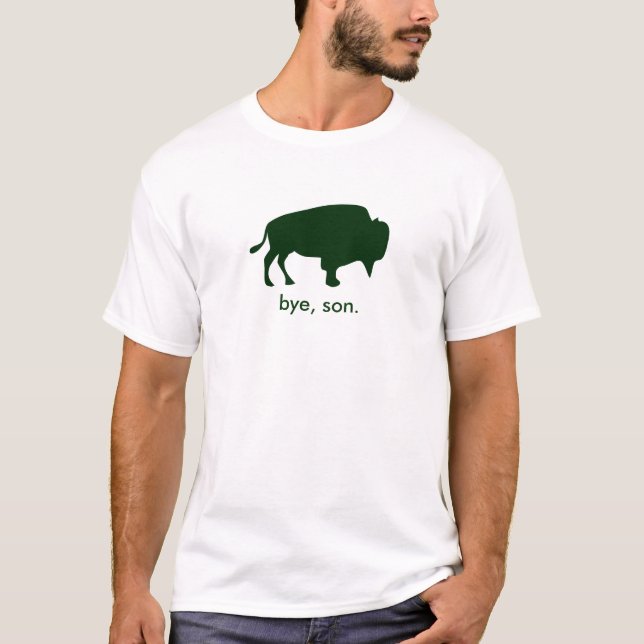 Camiseta "Adeus, T da forma do filho" (Frente)