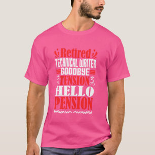 Camiseta Adeus Tensão Alô Pensão Aposentada Rejeitada Wt Té