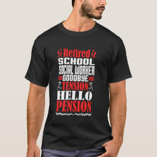 Camiseta Adeus Tensão Alô Pensão Aposentada Socia Escola Ap
