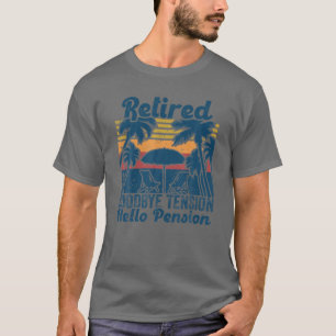 Camiseta Adeus Tensão Alô Reforma de Pensões Aposentada