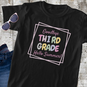 Camiseta "Adeus, Terceiro Grau, Olá Verão" Criança