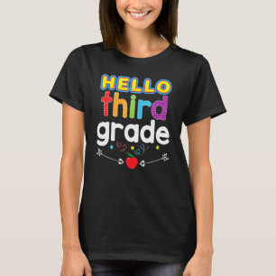 Camiseta Adeus Verão Alô 3º ano Professor de 3º ano