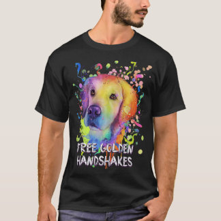 Camiseta Adeusos Dourados Grátis Humor do Golden Retriever