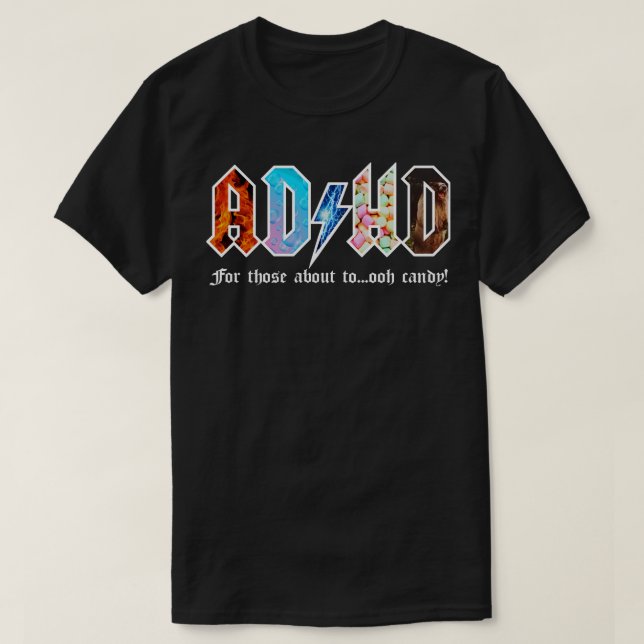 CAMISETA ADHD (Frente do Design)