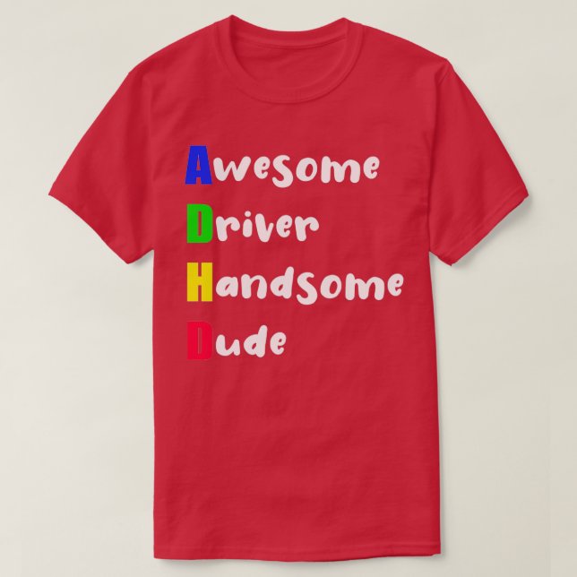 Camiseta AdHD - Adquirente Driver Bonito (Frente do Design)