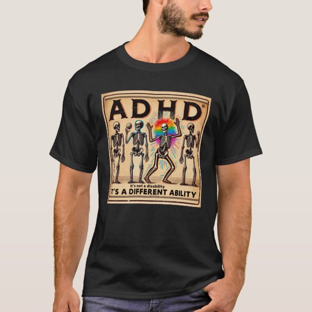 Camiseta adhd burnout clube (Frente)