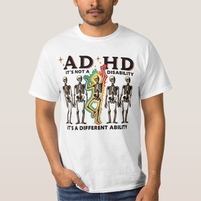 Camiseta adhd burnout clube (Frente)