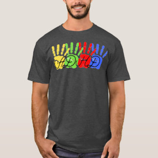 Camiseta ADHD colorido