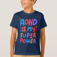 ADHD é a minha super poderosa Carta de Bolhas Colo