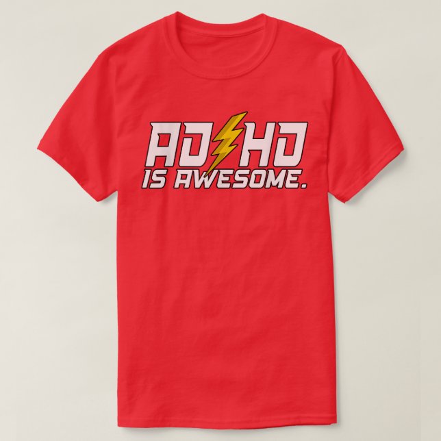 Camiseta ADHD é incrível (Frente do Design)