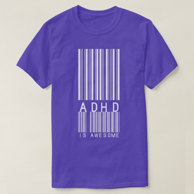 Camiseta ADHD é incrível 37 (Frente do Design)