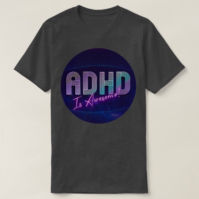 Camiseta ADHD é incrível 66 (Frente do Design)