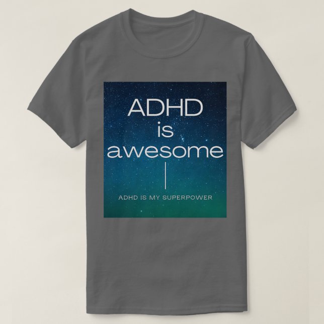 Camiseta ADHD é incrível 69 (Frente do Design)