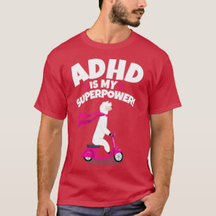 Camiseta ADHD é meu Lama super poderoso