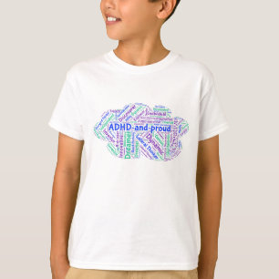 Camiseta ADHD e t-shirt inspirado inspirador orgulhoso