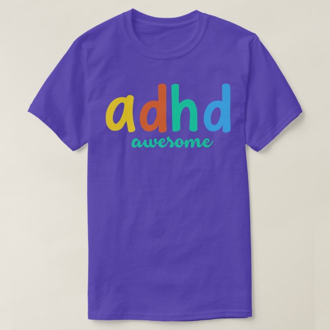 Camiseta AdHD Incrível e Funcional Inspiracional (Frente do Design)