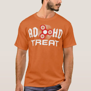 Camiseta ADHD Treine Fidget Spinner Engraçado para rapazes