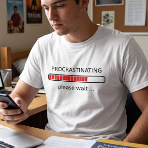 Camiseta Adiando Por Favor Aguarde - Jogador Personalizável