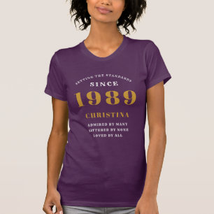 Camiseta Adição de Apelido de Aniversário Personalizado 198