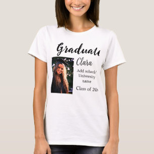 Camiseta Adição de gradação classe de nome de 20xx felgrats