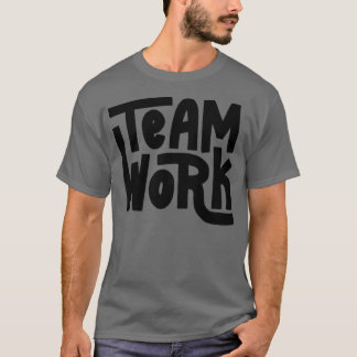 Camiseta Adição de Trabalho em Equipe Preta