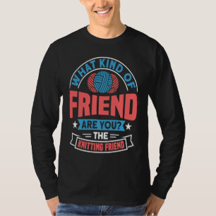 Camiseta Adição de tricô artesanal 2