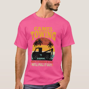 Camiseta Adição do Dia de as Bruxas engraçado Camelo Retror