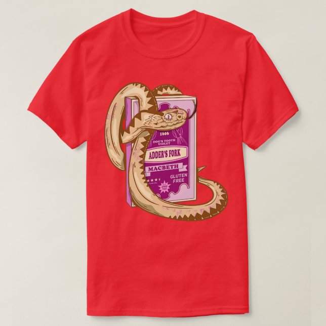 Camiseta Adiciona Fork Macbeth Shakespeare (Frente do Design)